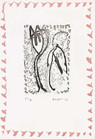 Água-Forte Alechinsky - Abécédaire 'Monument tobacco' 01