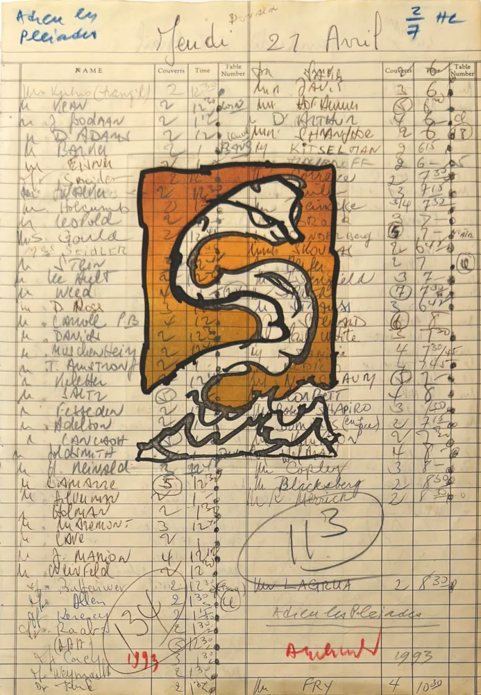 Gravura Alechinsky - Adieu les Pleiades