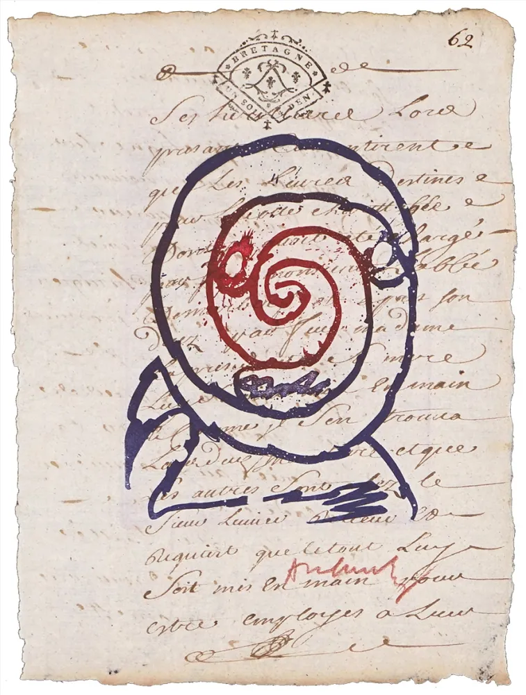 Água-Forte Alechinsky - Adjudicateur