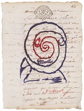 Água-Forte Alechinsky - Adjudicateur