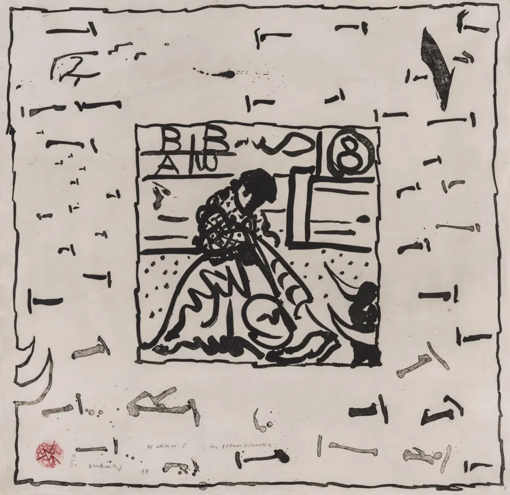 Água-Forte E Água-Tinta Alechinsky - Al alimon II