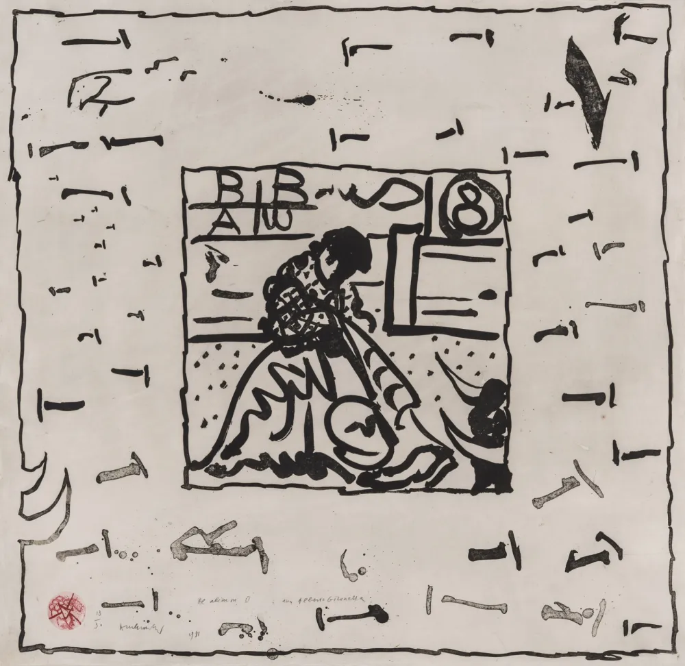 Água-Forte E Água-Tinta Alechinsky - Al alimon II