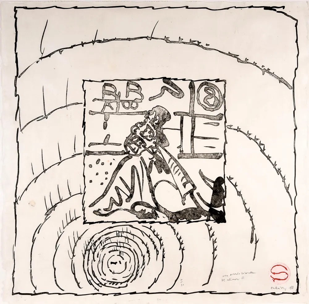 Água-Forte E Água-Tinta Alechinsky - Al alimon III