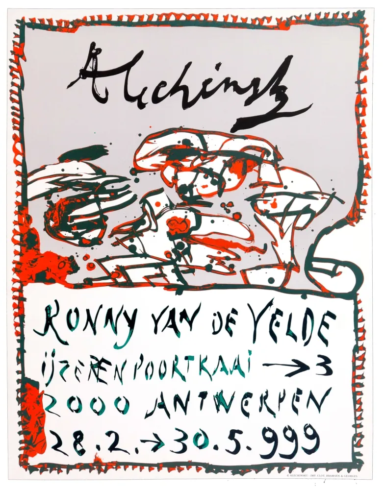Cartaz Alechinsky - Alechinsky 1999