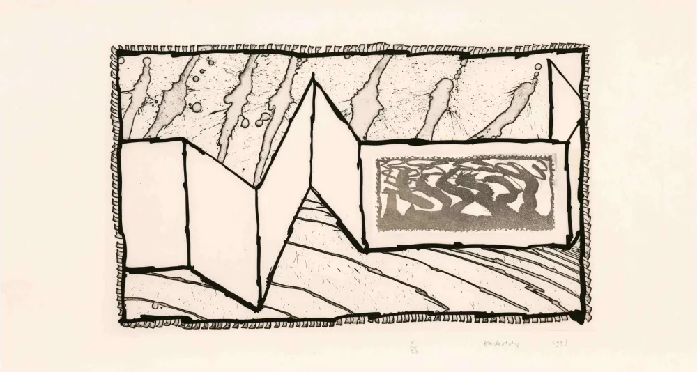 Água-Forte Alechinsky - Allusion aux excitants III 