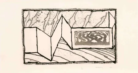 Água-Forte Alechinsky - Allusion aux excitants III 