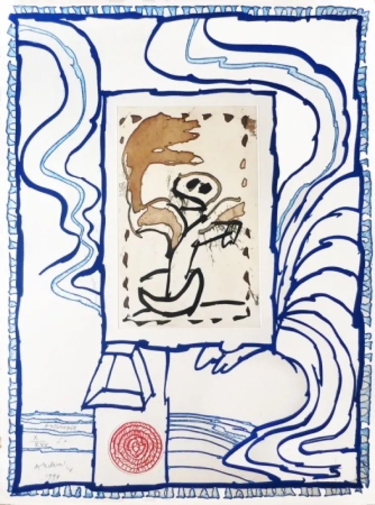 Gravura Alechinsky - Anthropie