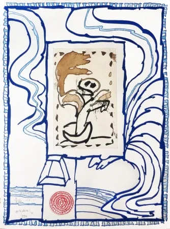 Gravura Alechinsky - Anthropie