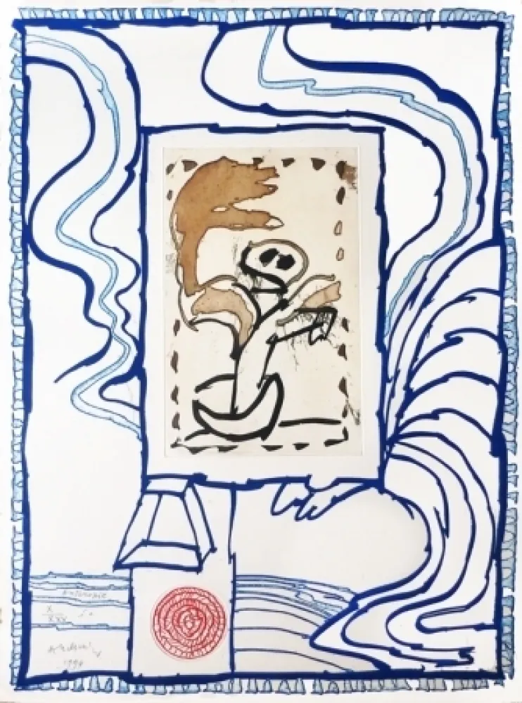 Gravura Alechinsky - Anthropie