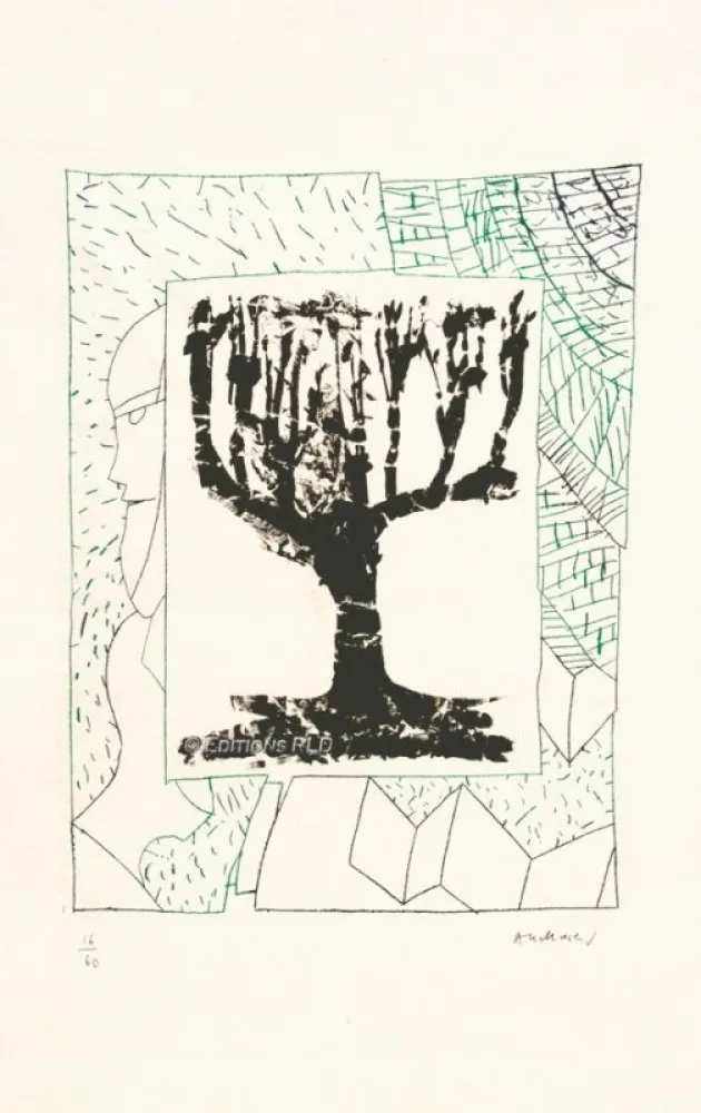 Água-Forte E Água-Tinta Alechinsky - ARBRE CENTRAL, AU VERT
