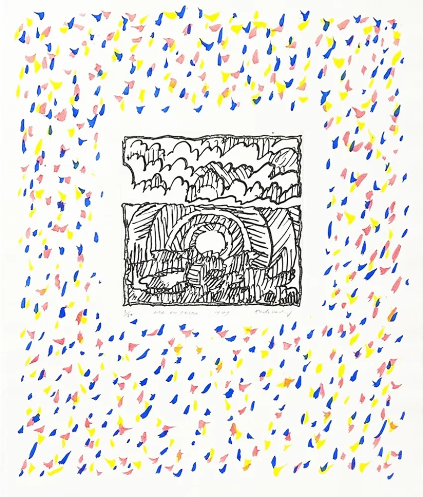 Gravura Alechinsky - Arc en terre