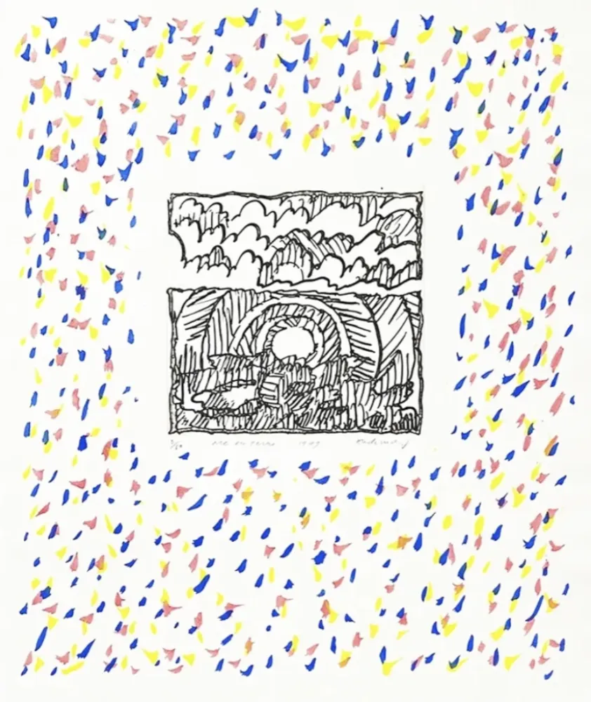 Gravura Alechinsky - Arc en terre