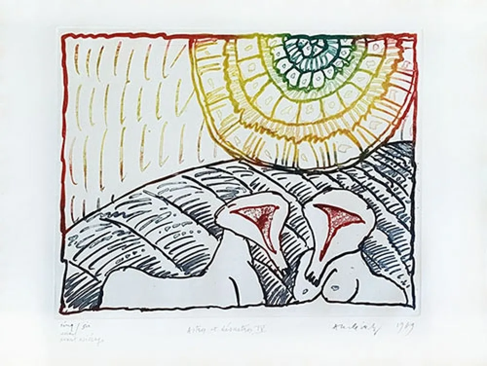 Gravura Alechinsky - Astre et désastre