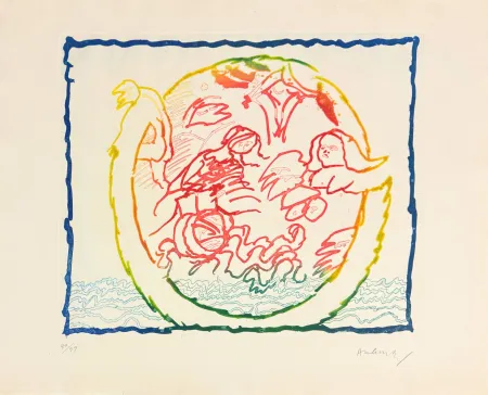 Água-Forte Alechinsky - Astres et désastres