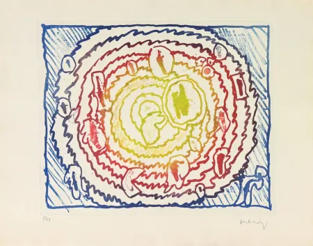 Água-Forte Alechinsky - Astres et désastres