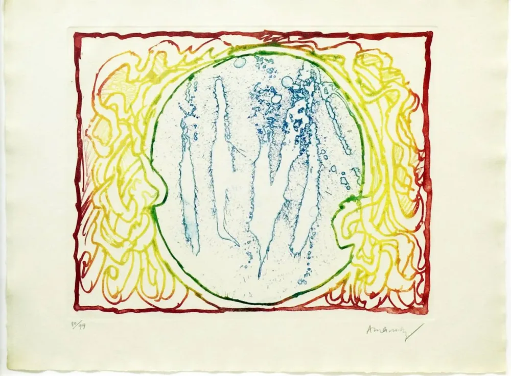 Água-Forte Alechinsky - Astres et désastres