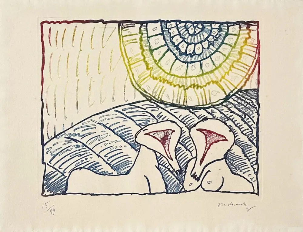 Gravura Alechinsky - Astres et désastres