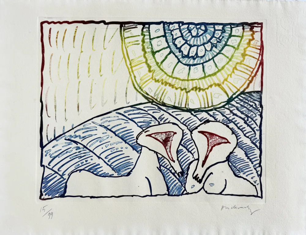 Água-Forte Alechinsky - Astres et désastres