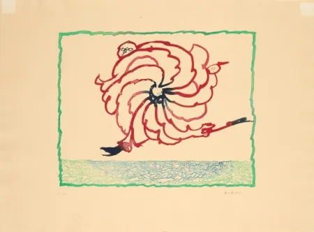 Gravura Alechinsky - Astrologue en fuite