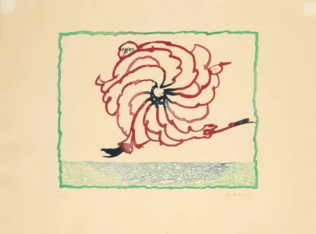 Gravura Alechinsky - Astrologue en fuite