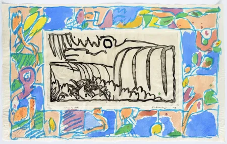 Água-Forte E Água-Tinta Alechinsky - Autour de chute