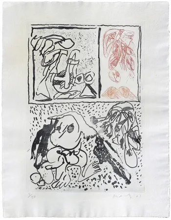 Água-Forte Alechinsky - Avec plaisir