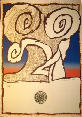 Água-Forte Alechinsky - Avignon