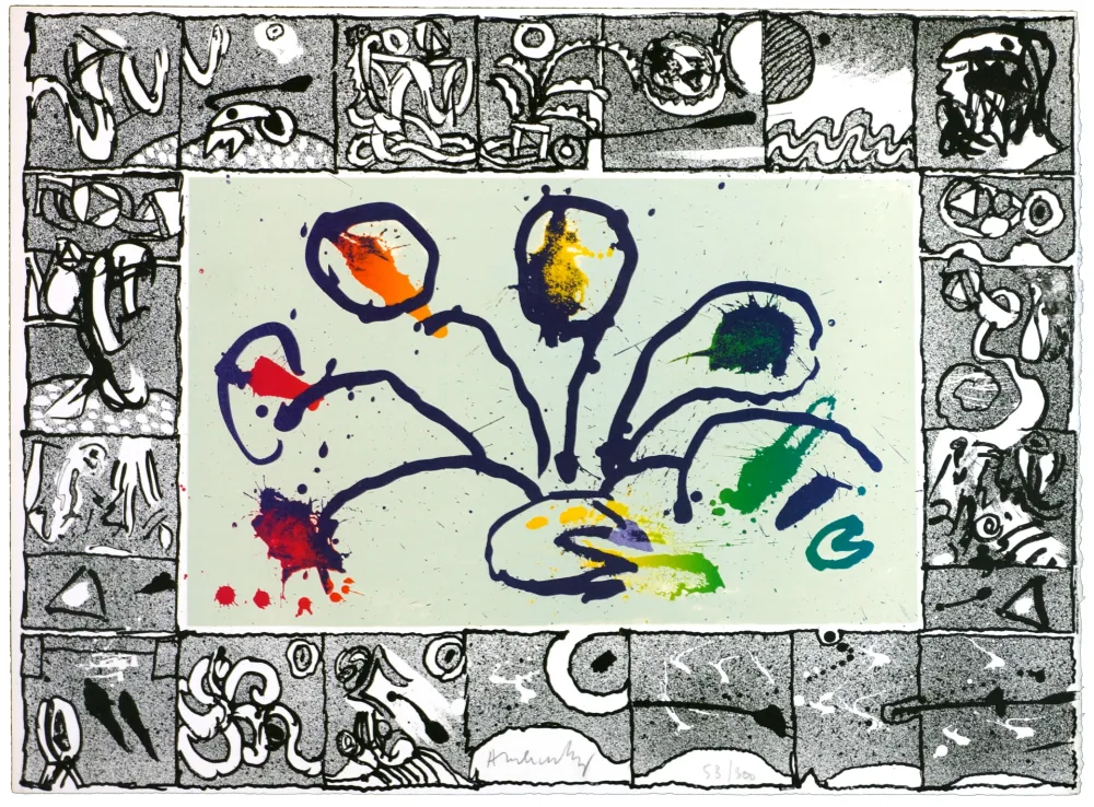 Litografia Alechinsky - Bâbord