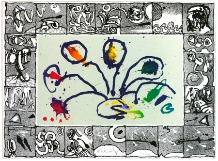 Litografia Alechinsky - Bâbord