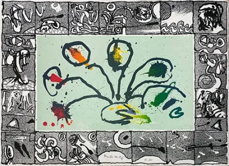 Litografia Alechinsky - Babord