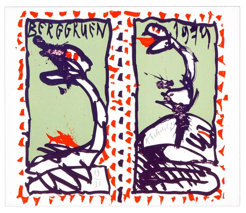 Litografia Alechinsky - Berggruen