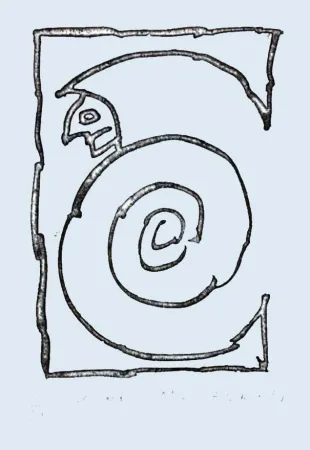 Água-Forte Alechinsky - Bernard