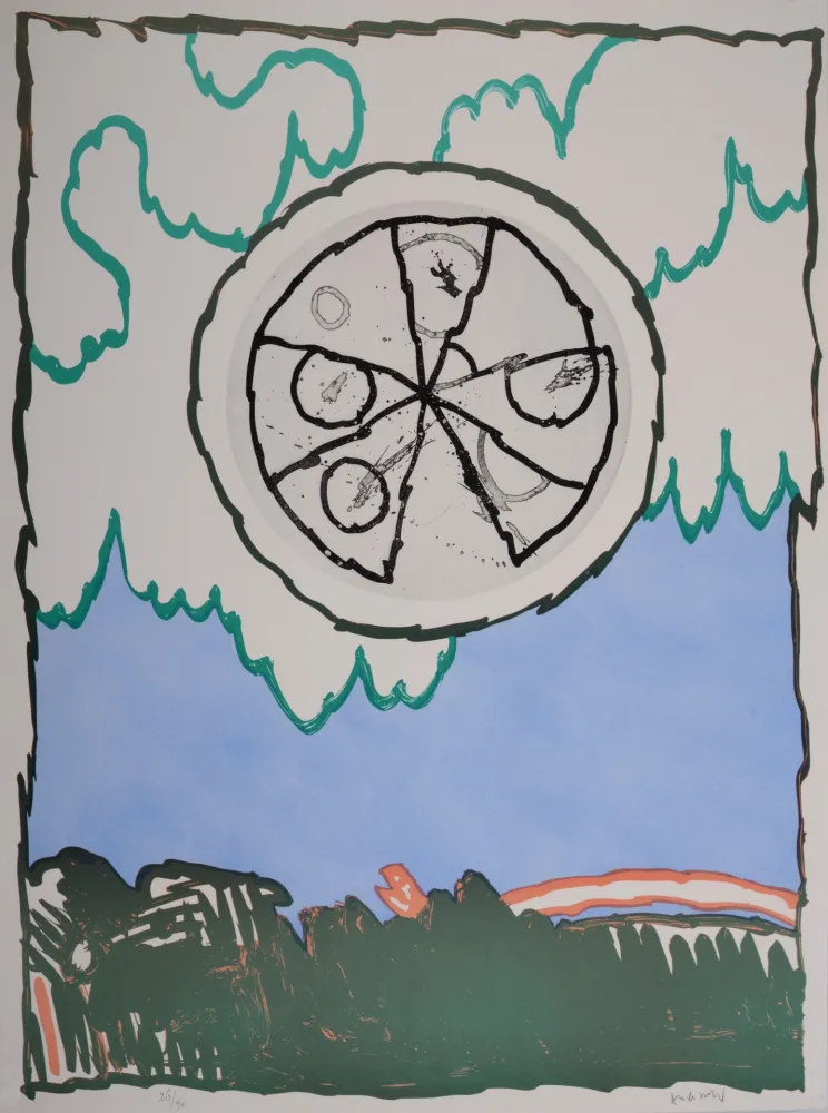 Litografia Alechinsky - Boréalité, 1976 - Hand-signed & numbered