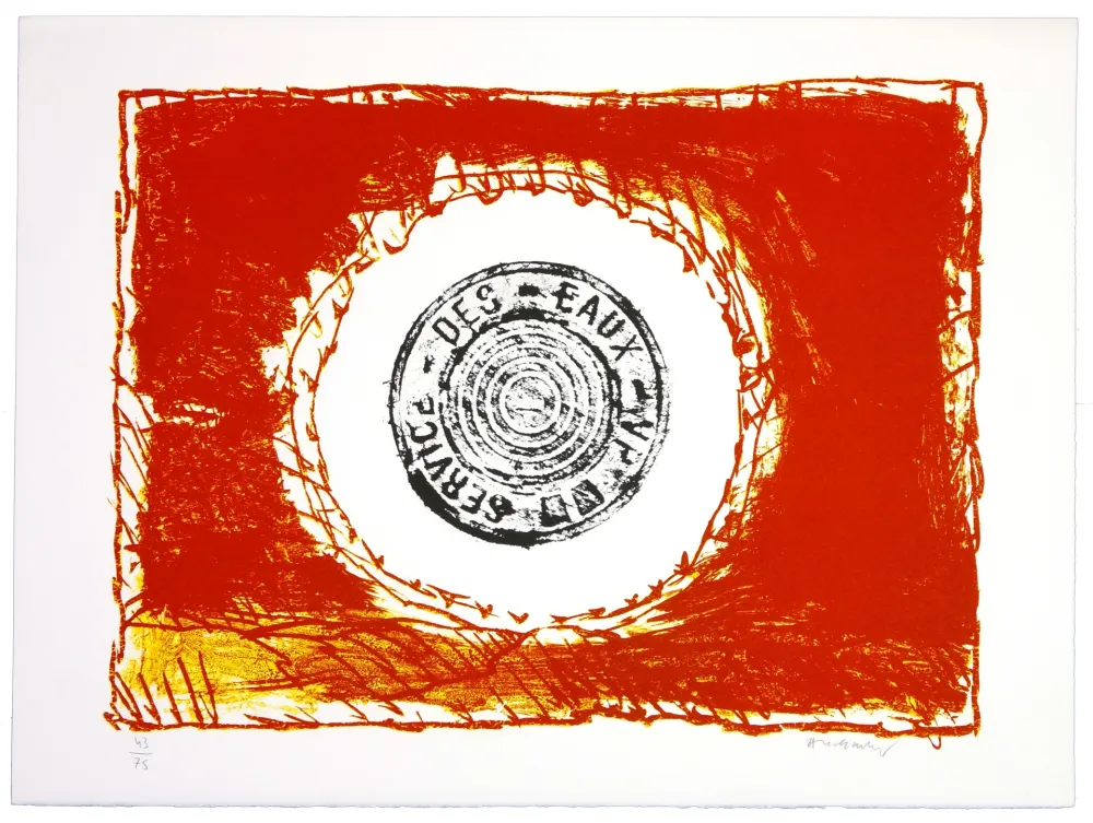 Litografia Alechinsky - Bouche d'eau II