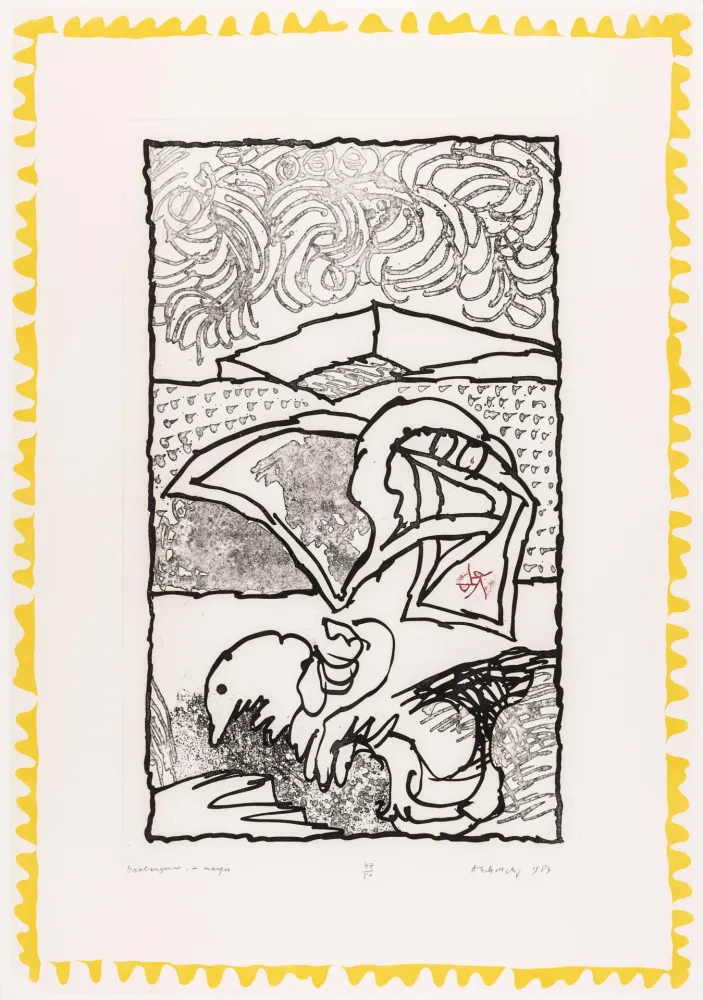 Água-Forte E Água-Tinta Alechinsky - Brabanconne + marges