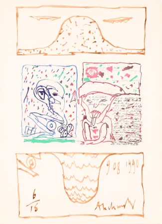 Água-Tinta Alechinsky - Braille