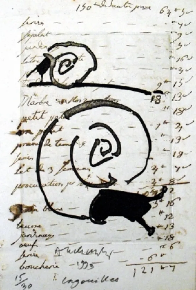 Gravura Alechinsky - Cagouilles