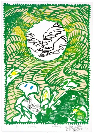 Litografia Alechinsky - Capture