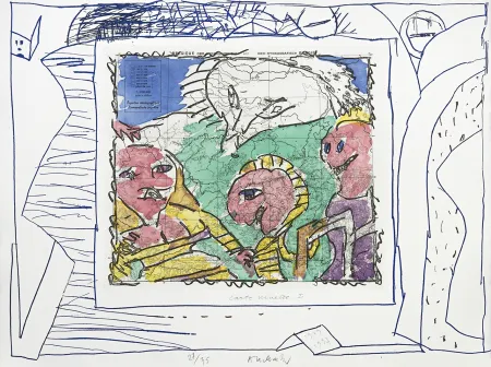 Gravura Alechinsky - Carte mise à jour I