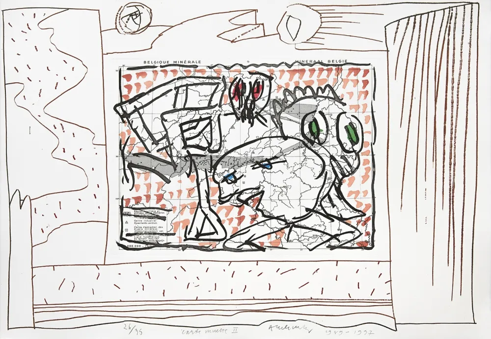 Gravura Alechinsky - Carte mise à jour II