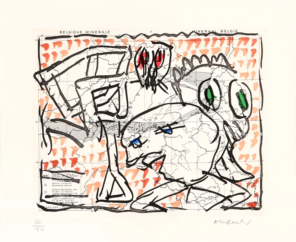 Água-Forte Alechinsky - Cartes muettes 01