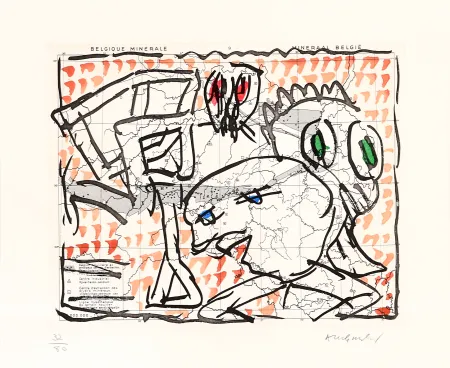 Água-Forte Alechinsky - Cartes muettes 01