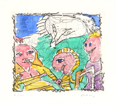 Água-Forte Alechinsky - Cartes muettes 02