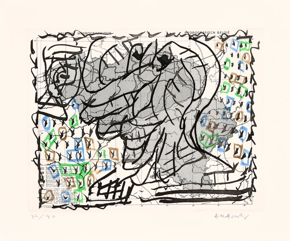 Água-Forte Alechinsky - Cartes muettes 03