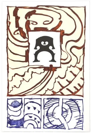 Litografia Alechinsky - Celo