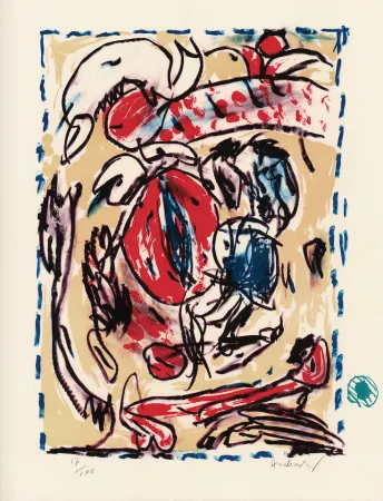 Litografia Alechinsky - Cerclitude