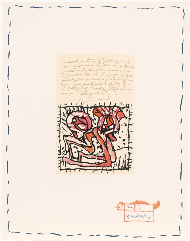 Água-Forte Alechinsky - Chaque matin 04