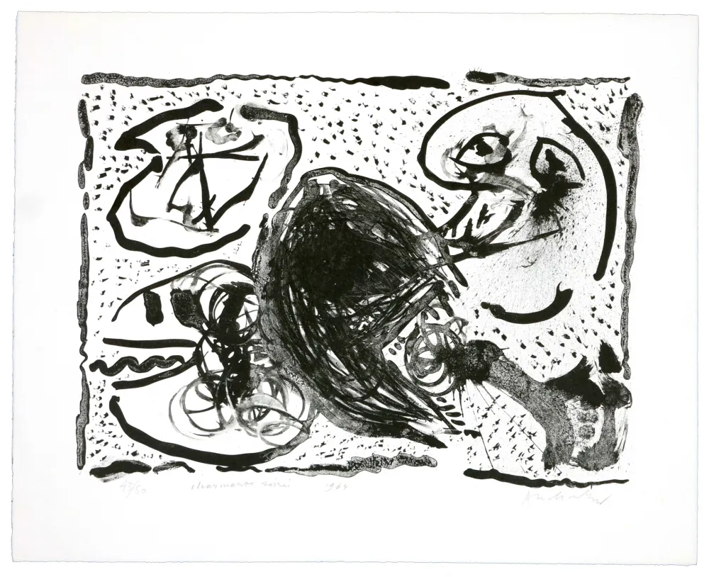 Litografia Alechinsky - Charmante soirée