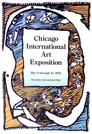 Cartaz Alechinsky - Chicago International Art Exposition