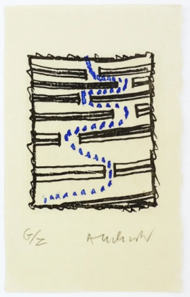 Gravura Alechinsky - Chicanes